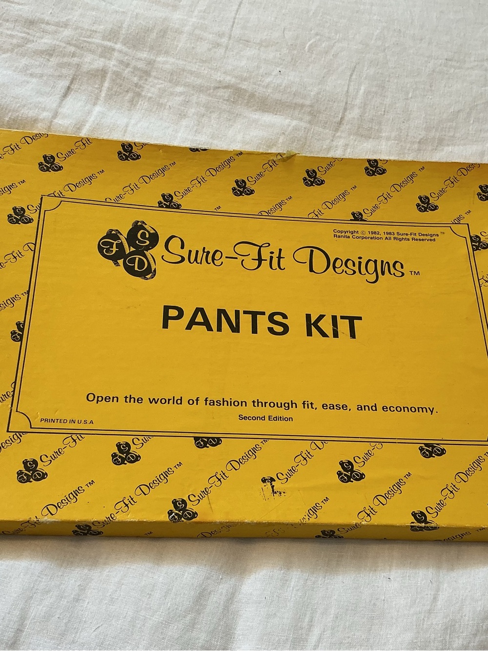 Sure Fit-Designs PANTS KIT 2nd Edition - 1982 1983 Original Box Complete